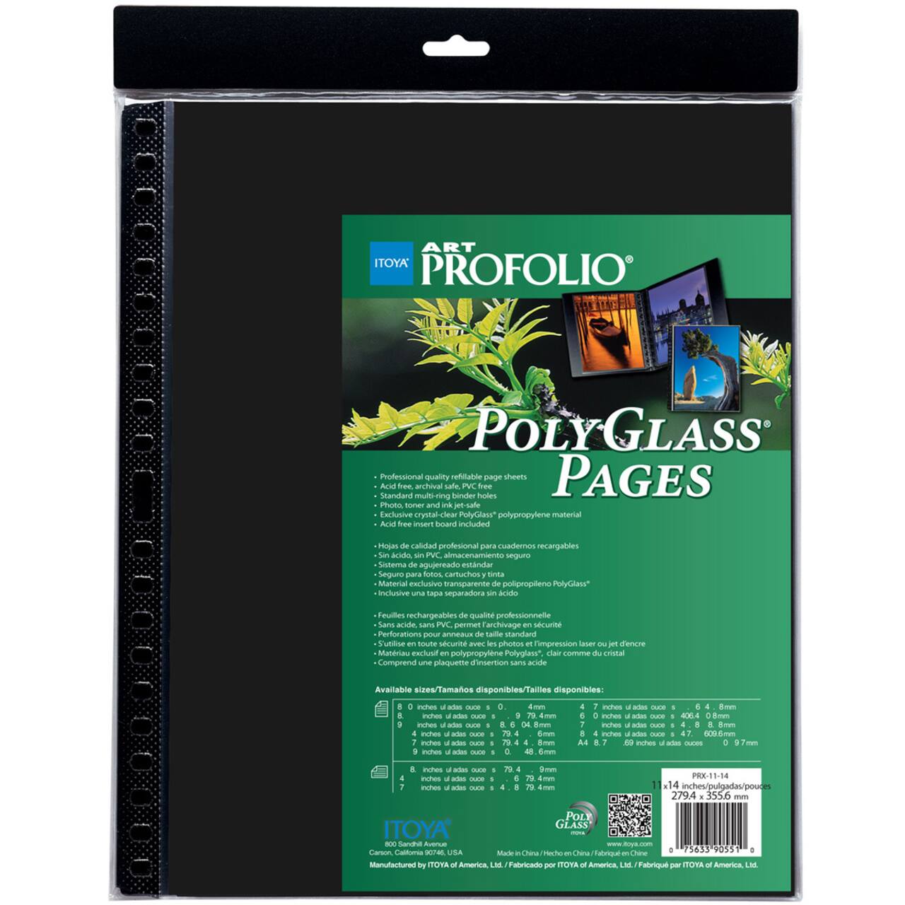 ITOYA® Art Profolio® PolyGlass® Pages